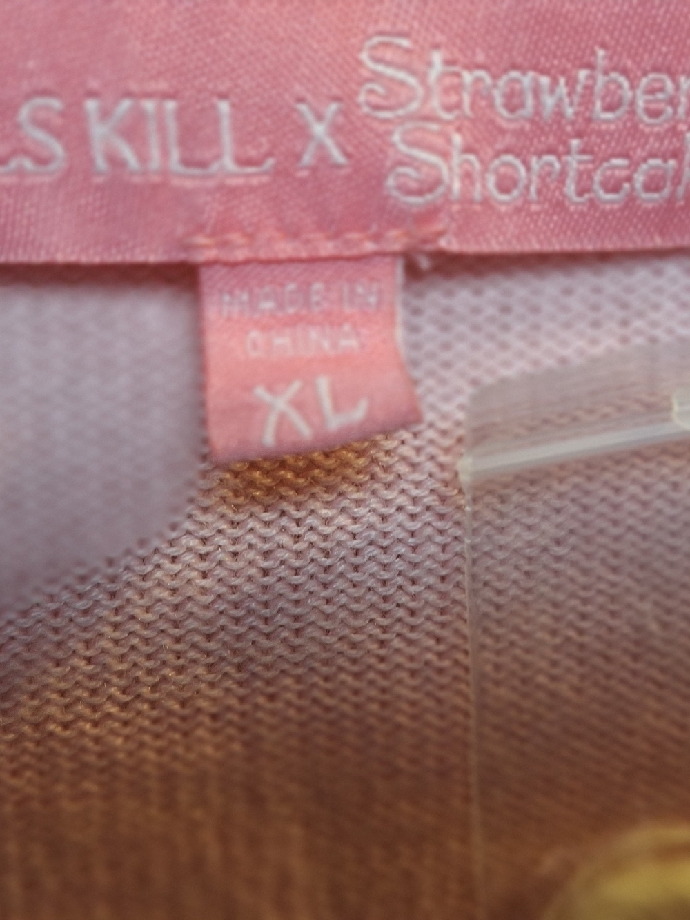 Dolls Kill Pink Embroidered Strawberry & Daisy Lace-Trim Cardigan - Picture 2 of 9